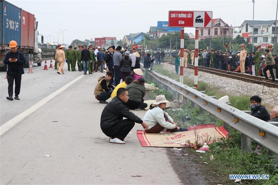 VIETNAM-HAI DUONG-ACCIDENT-TRUCK HITTING FUNERAL ATTENDEES