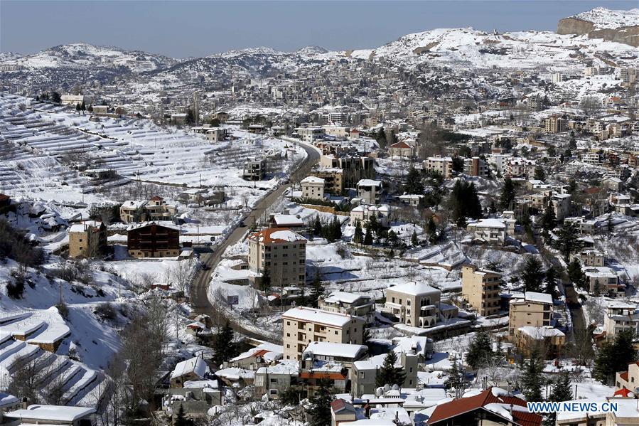 LEBANON-FARAYA-SNOW