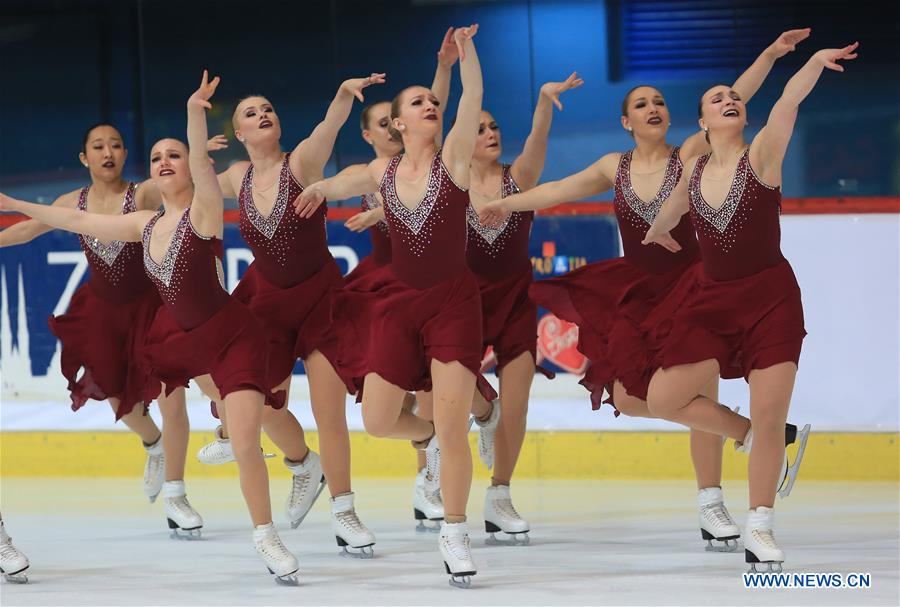 (SP) CROATIA-ZAGREB-SYNCHRONIZED SKATING-15TH ZAGREB SNOWFLAKES TROPHY