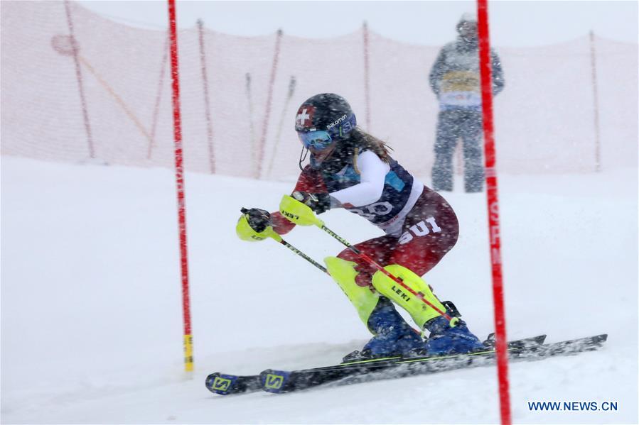 (SP)BOSNIA AND HERZEGOVINA-SARAJEVO-EUROPEAN YOUTH OLYMPIC FESTIVAL-WOMEN'S GIANT SLALOM