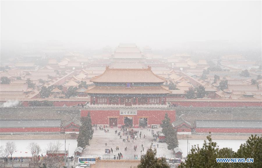 (InPalaceMuseum)CHINA-BEIJING-PALACE MUSEUM-SNOW (CN)