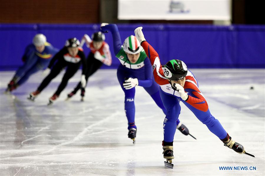 (SP)BOSNIA AND HERZEGOVINA-SARAJEVO-EUROPEAN YOUTH OLYMPIC FESTIVAL-SHORT TRACK SPEED SKATING