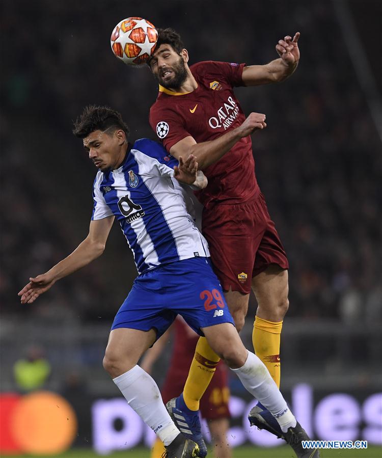 (SP)ITALY-ROME-SOCCER-UEFA CHAMPIONS LEAGUE-ROMA VS PORTO