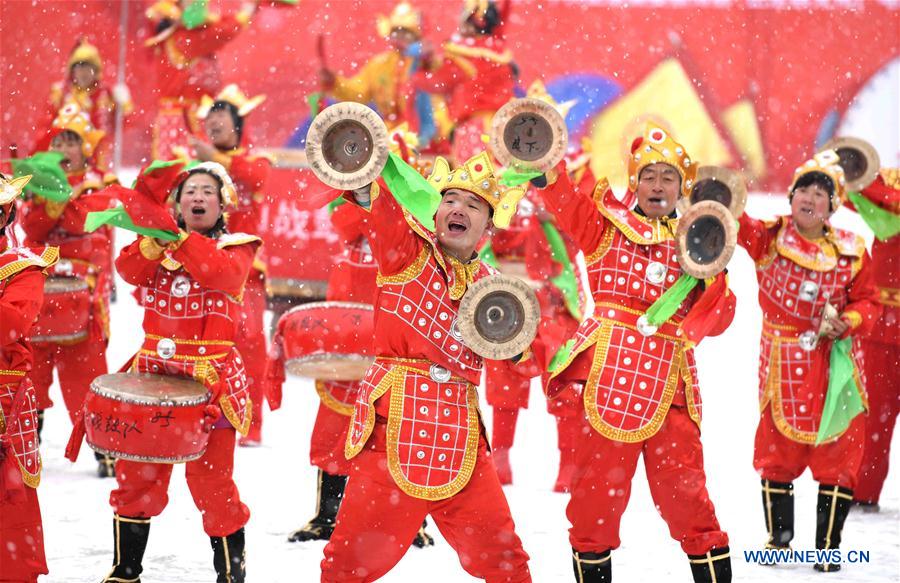 CHINA-HEBEI-SHIJIAZHUANG-DRUM PERFORMANCE (CN)