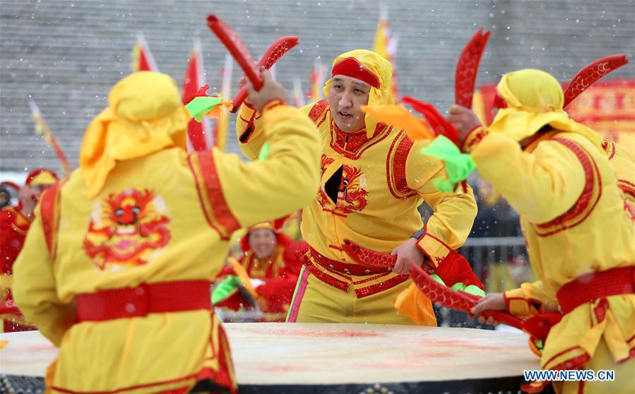 CHINA-HEBEI-SHIJIAZHUANG-DRUM PERFORMANCE (CN)