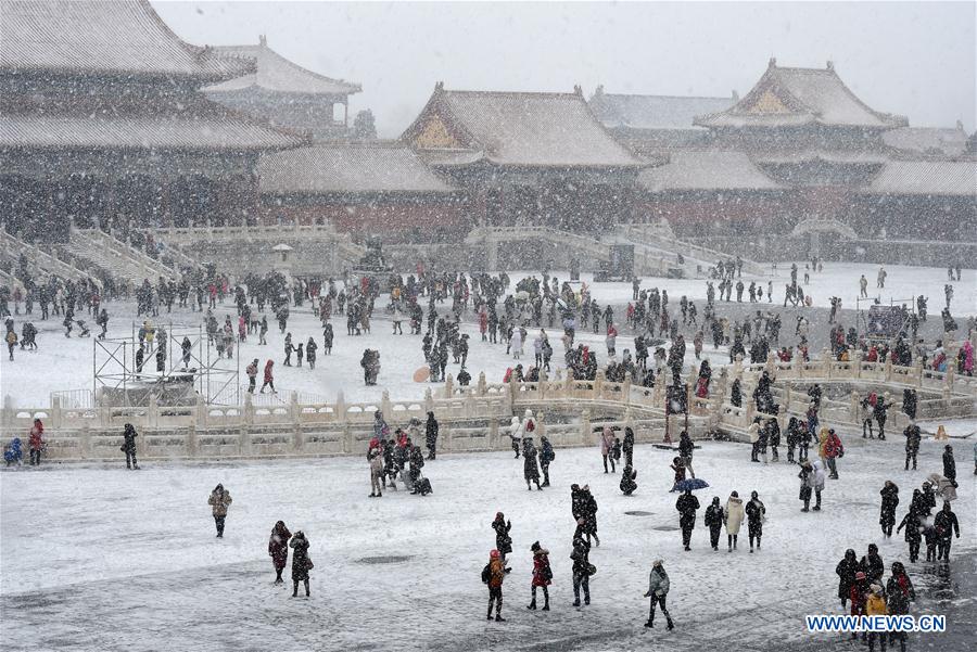 (InPalaceMuseum)CHINA-BEIJING-PALACE MUSEUM-SNOW (CN)