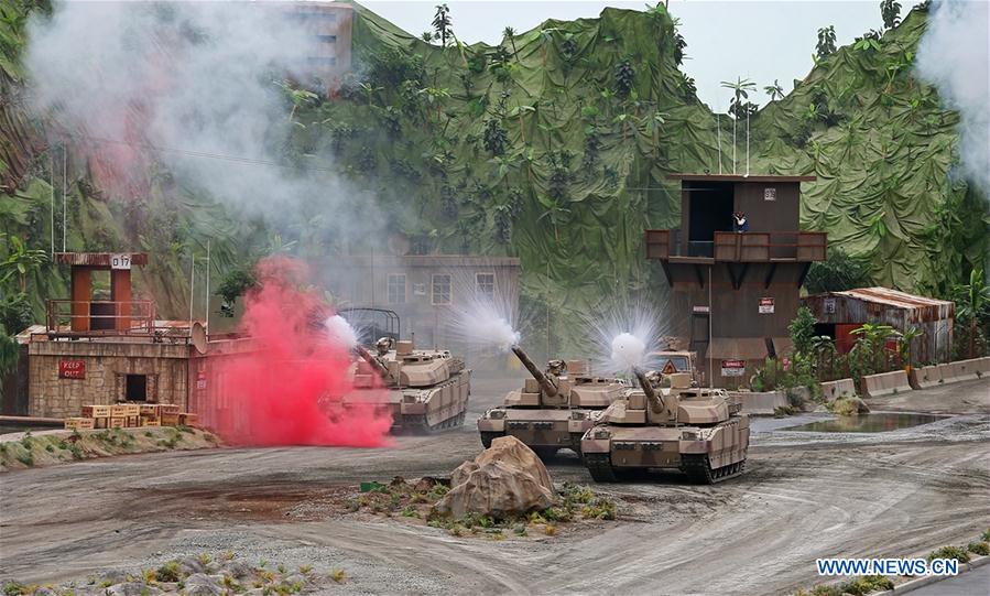 UAE-ABU DHABI-IDEX-MILITARY LIVE DEMONSTRATIONS