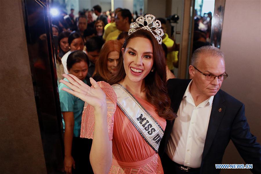 PHILIPPINES-QUEZON CITY-MISS UNIVERSE-PRESS CONFERENCE