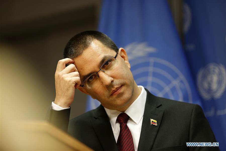 UN-VENEZUELA-FM-JORGE ARREAZA-RESS CONFERENCE