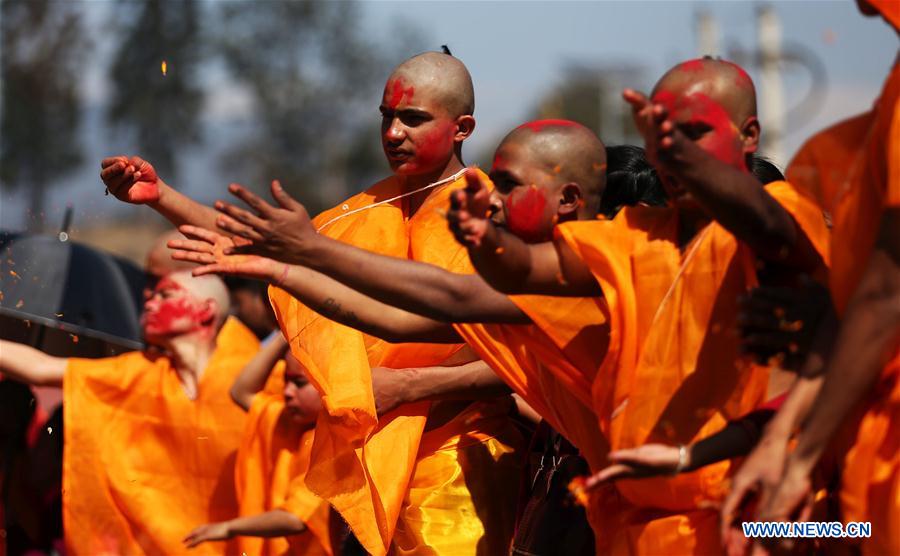 NEPAL-KATHMANDU-CULTURE-BRATABANDHA CEREMONY