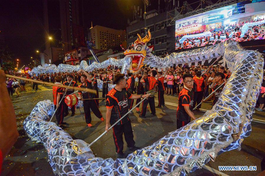 MALAYSIA-JOHOR BAHRU-CHINGAY NIGHT PARADE