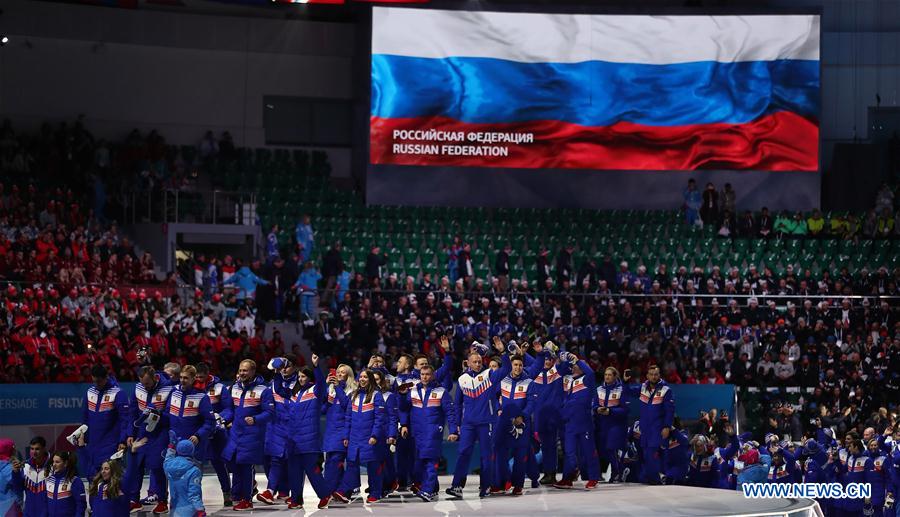 (SP)RUSSIA-KRASNOYARSK-29TH WINTER UNIVERSIADE-OPENING CEREMONY