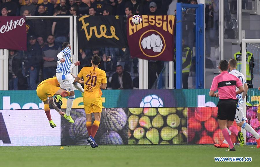 (SP)ITALY-FERRARA-SOCCER-SERIE A-SPAL-ROMA