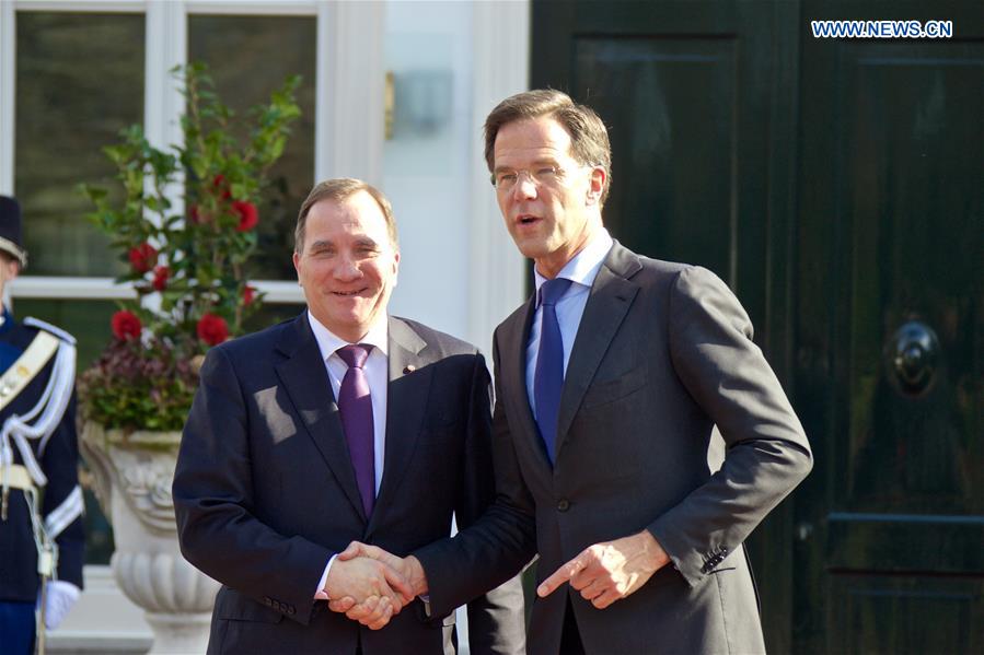 THE NETHERLANDS-THE HAGUE-PM-SWEDEN-PM-MEETING