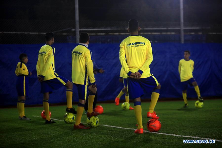 (SP)MIDEAST-GAZA-CANCER-FOOTBALL-HOPE TEAM