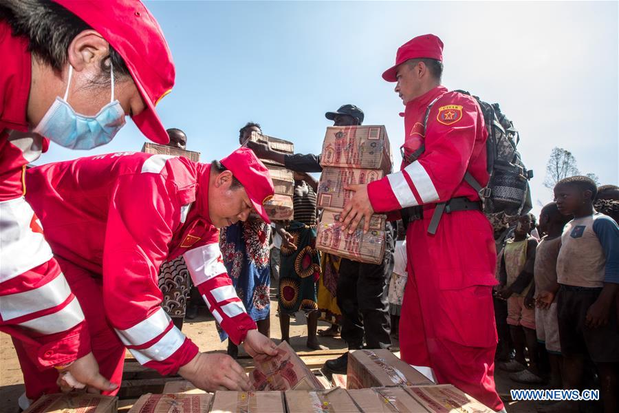 MOZAMBIQUE-SOFALA PROVINCE-CYCLONE IDAI-CHINA-RESCUE TEAM