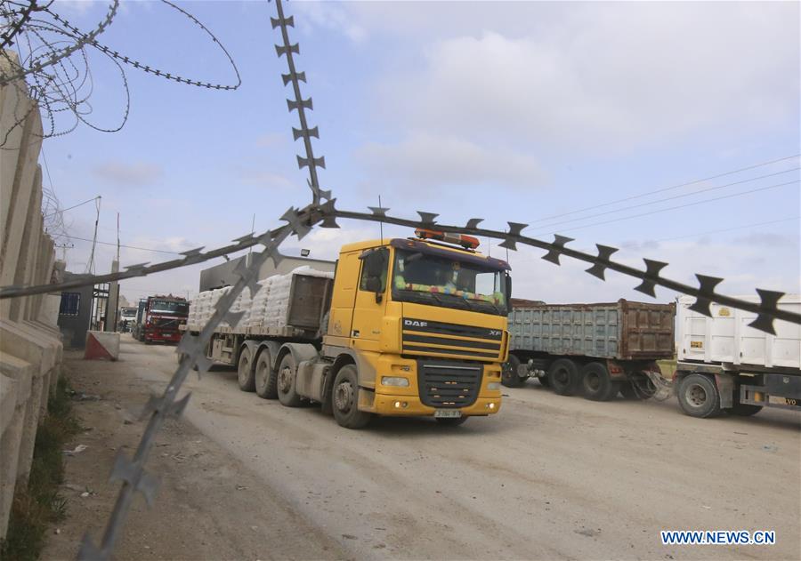 MIDEAST-GAZA-KEREM SHALOM CROSSING-REOPEN