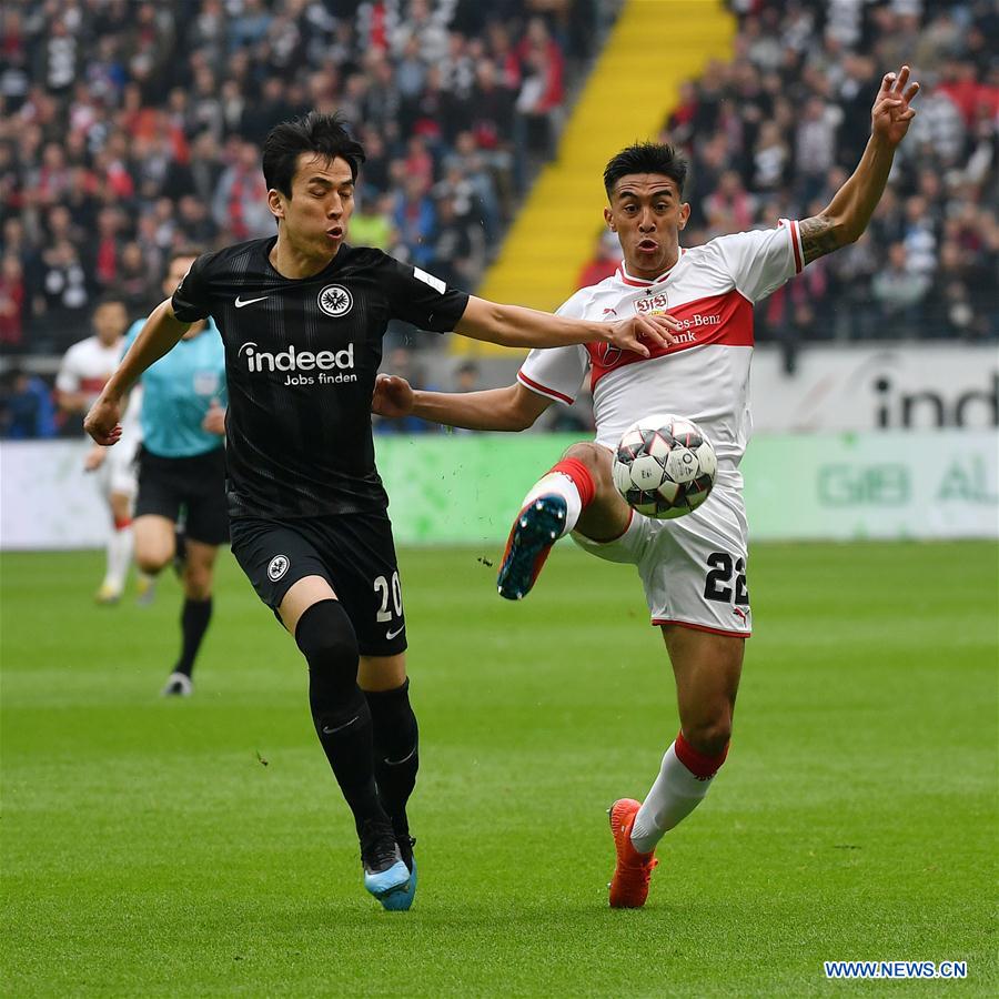 (SP)GERMANY-FRANKFURT-SOCCER-BUNDESLIGA-FRANKFURT VS STUTTGART