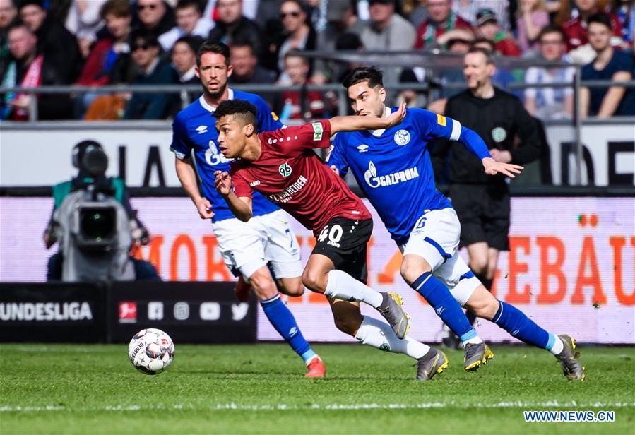 (SP)GERMANY-HANOVER-SOCCER-BUNDESLIGA-HANOVER 96 VS SCHALKE 04