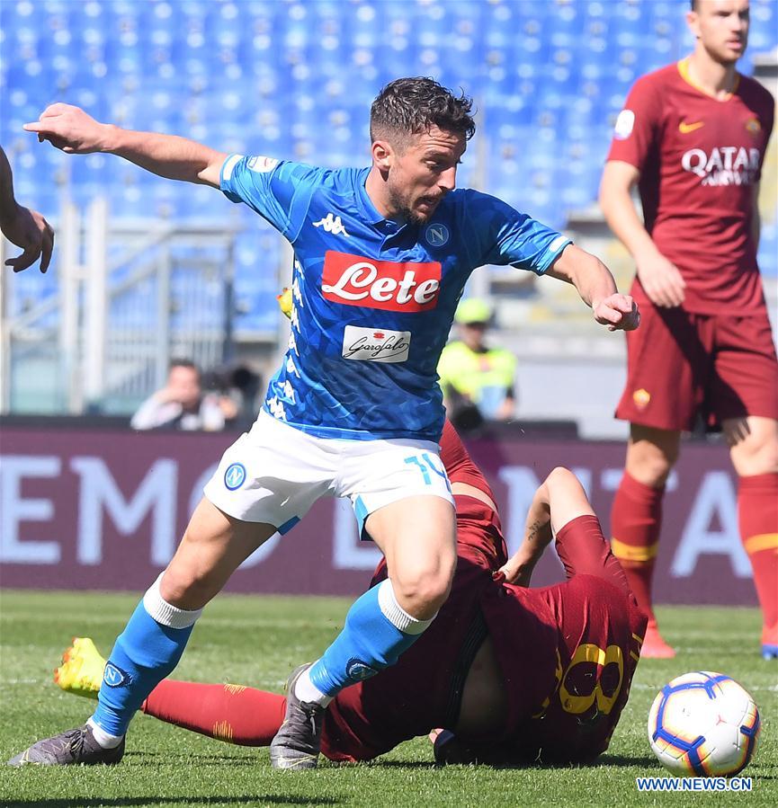 (SP)ITALY-ROME-SOCCER-ITALIAN SERIE A-ROMA VS NAPOLI