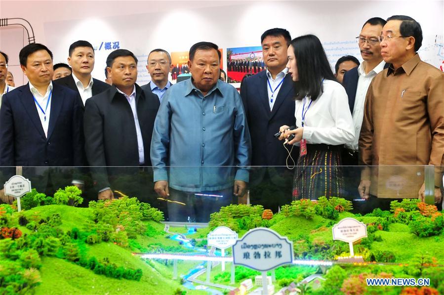 LAOS-VIENTIANE-PRESIDENT-CHINA-LAOS RAILWAY-INSPECTION