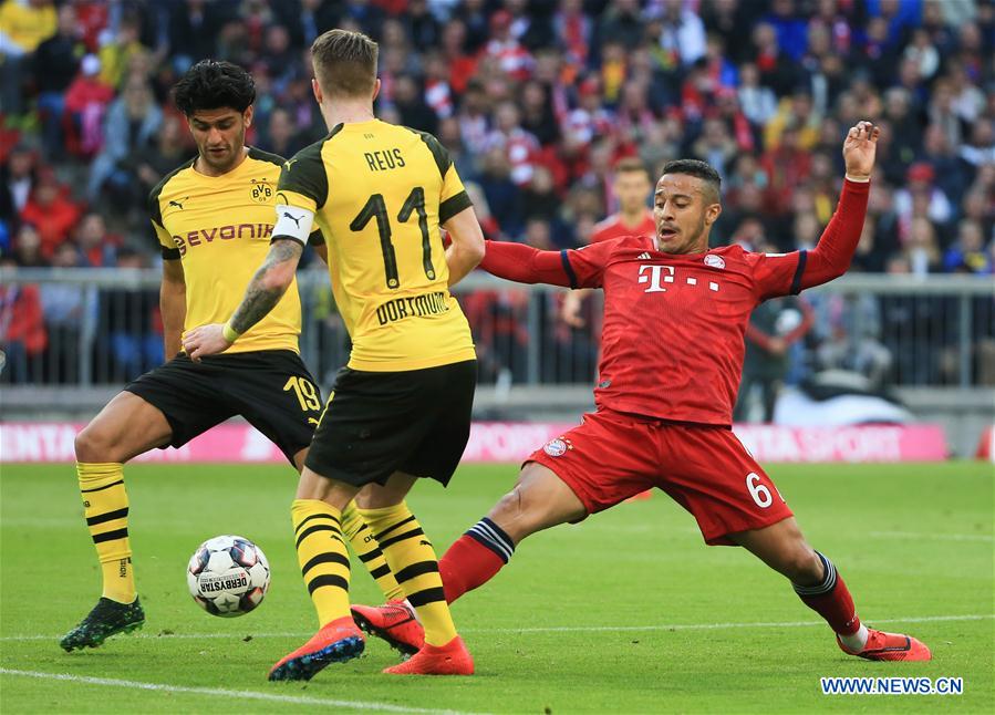 (SP)GERMANY-MUNICH-SOCCER-BUNDESLIGA-BAYERN MUNICH VS DORTMUND