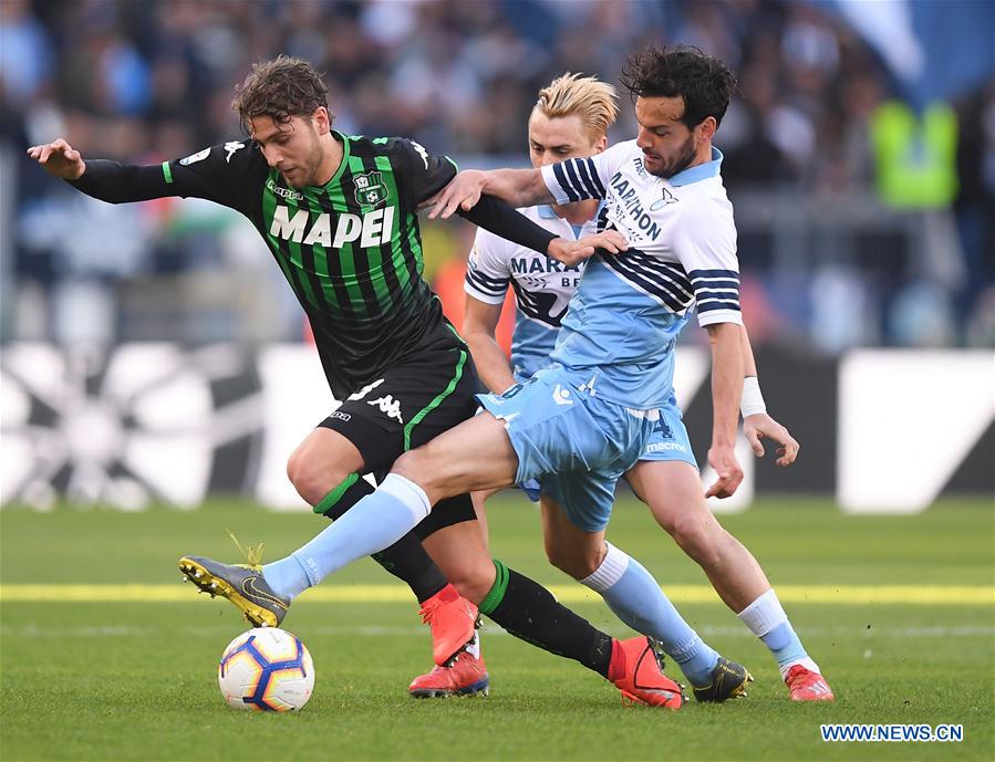 (SP)ITALY-ROME-SOCCER-SERIE A-LAZIO VS SASSUOLO