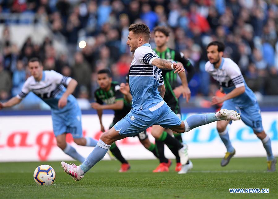 (SP)ITALY-ROME-SOCCER-SERIE A-LAZIO VS SASSUOLO