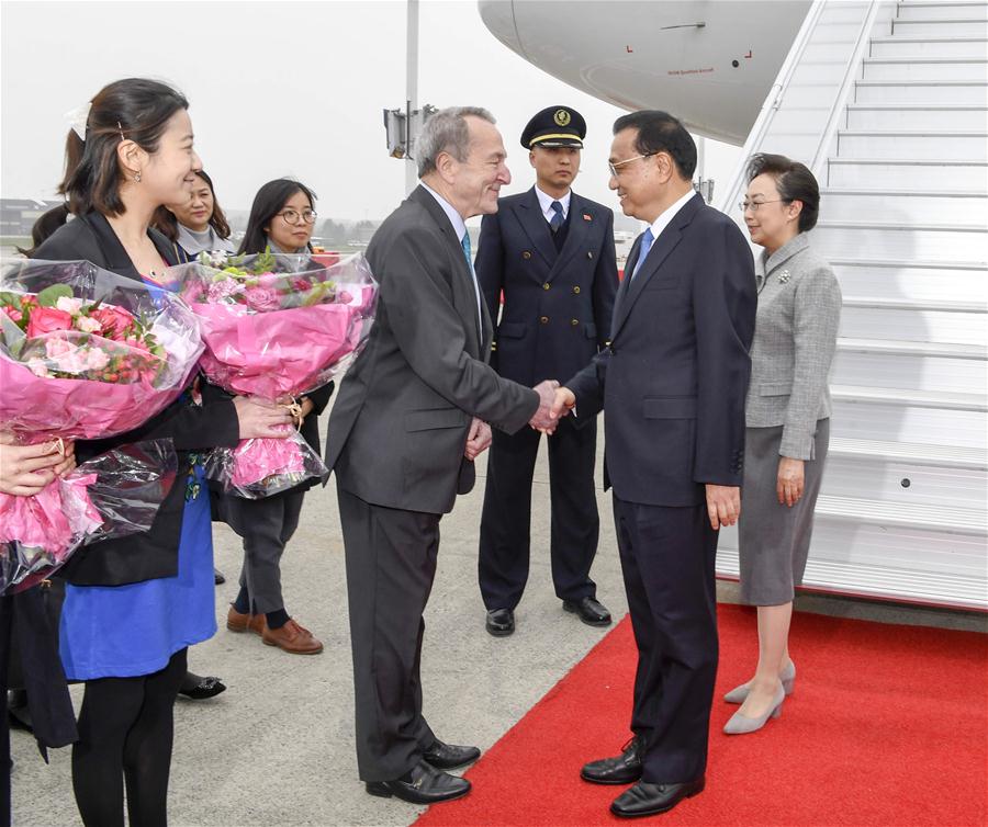 BELGIUM-BRUSSELS-CHINA-EU LEADERS' MEETING-LI KEQIANG-ARRIVAL