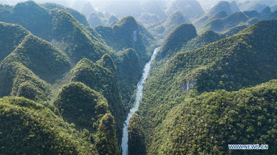 CHINA-GUIZHOU-ANSHUN-GETU RIVER-SCENERY (CN)