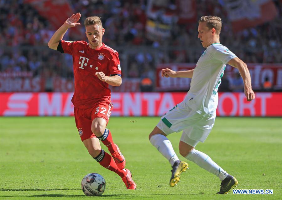 (SP)GERMANY-MUNICH-SOCCER-BUNDESLIGA-BAYERN MUNICH VS BREMEN