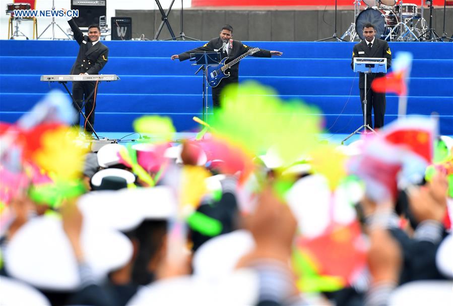 CHINA-SHANDONG-QINGDAO-MILITARY MUSIC DISPLAY (CN)