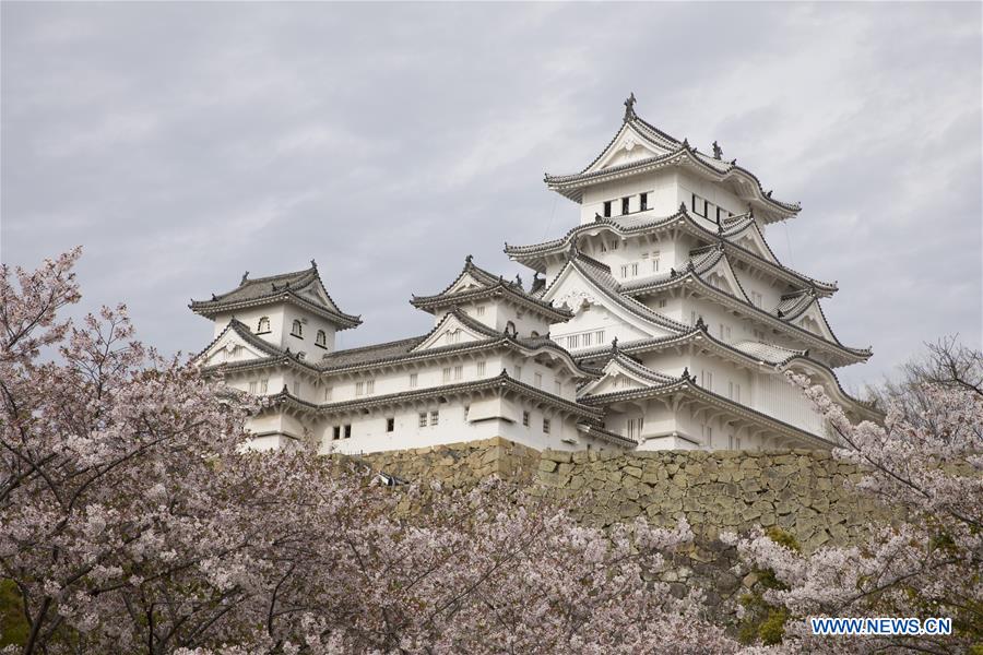 JAPAN-HYOGO-HIMEIJI CASTLE-SCENERY