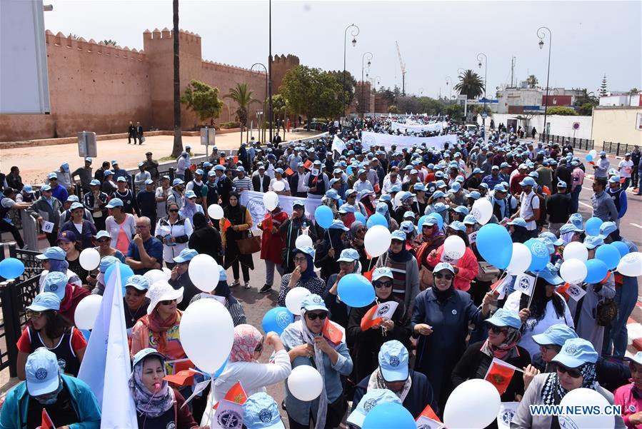 MOROCCO-RABAT-LABOR DAY-RALLY