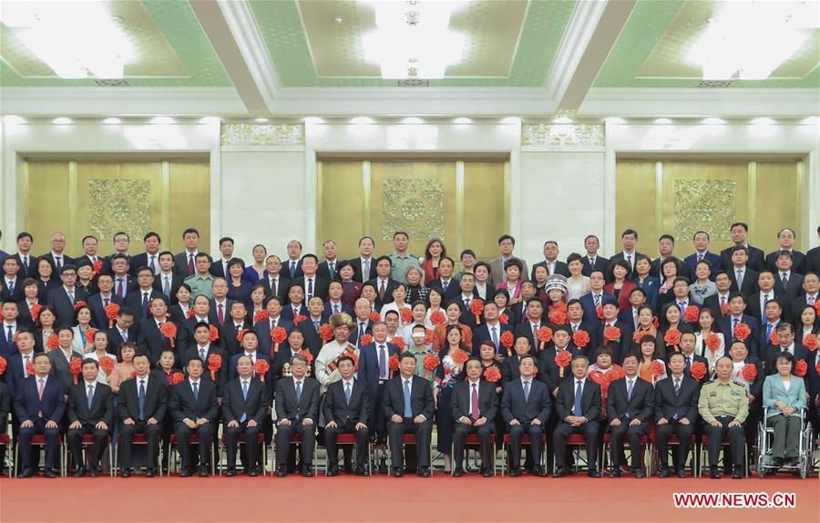 CHINA-BEIJING-XI JINPING-ROLE MODELS WITH DISABILITIES-OUTSTANDING SUPPORTERS-MEETING (CN)