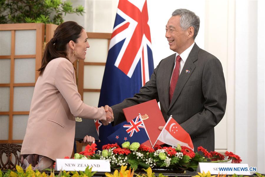 SINGAPORE-POLITICS-NEW ZEALAND-SIGNMENT