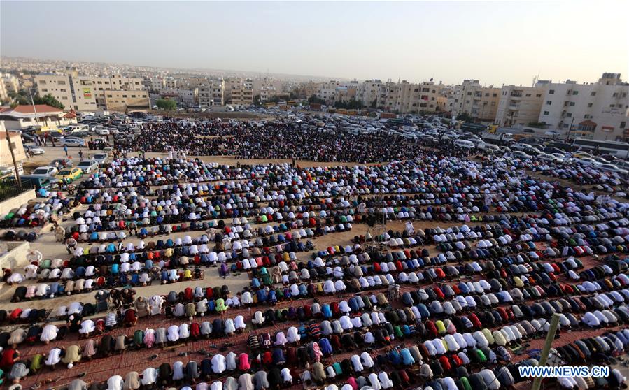 JORDAN-AMMAN-EID AL-FITR-PRAYER