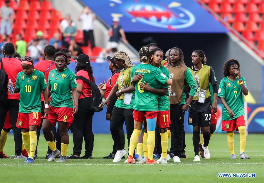 (SP)FRANCE-VALENCIENNES-SOCCER-FIFA WOMEN'S WORLD CUP-ROUND OF 16-ENG VS CMR