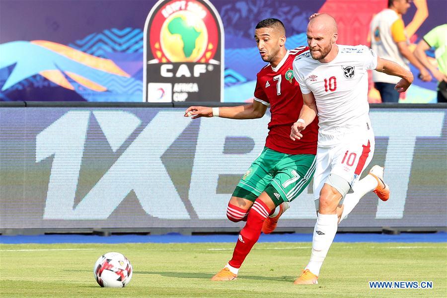 (SP)EGYPT-CAIRO-SOCCER-AFRICAN CUP-MOROCCO VS NAMIBIA