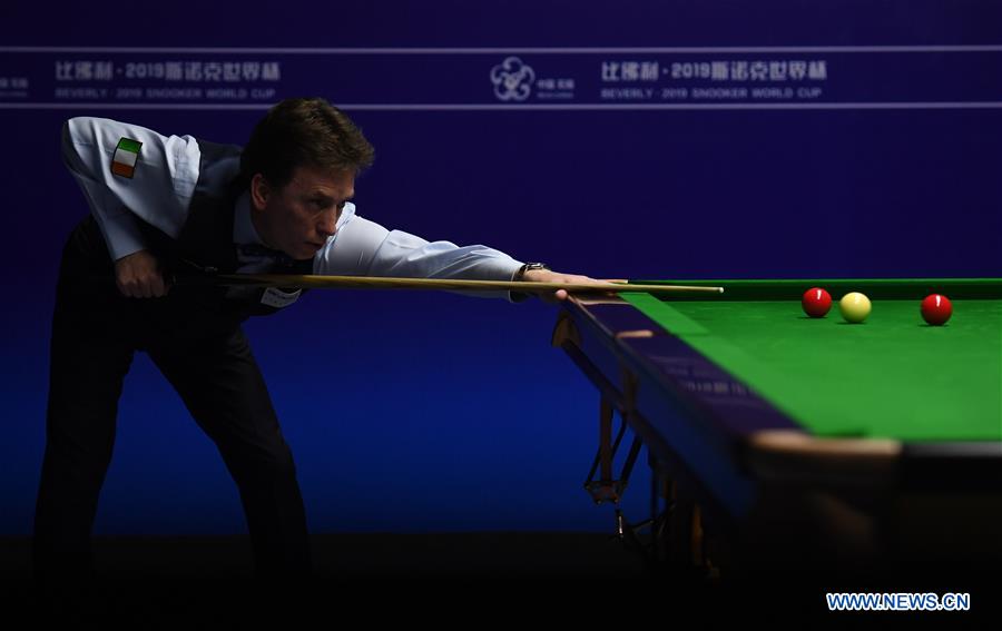 (SP)CHINA-JIANGSU-WUXI-SNOOKER WORLD CUP(CN)