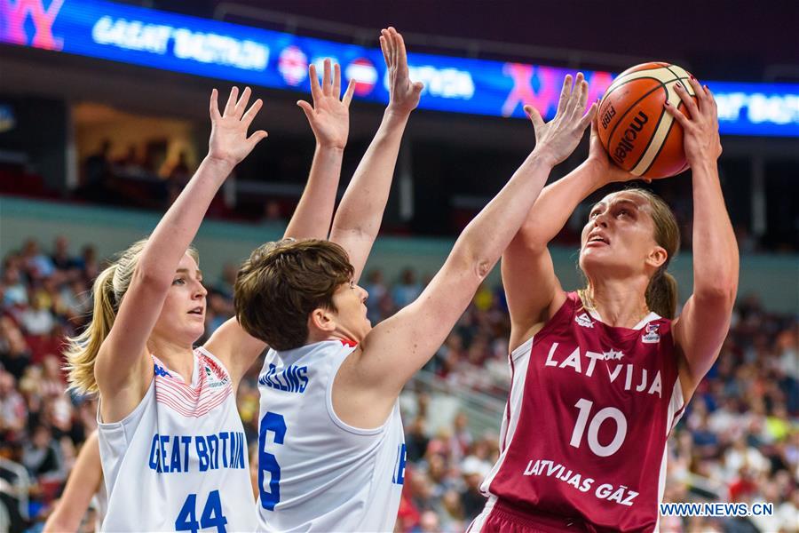 (SP)LATVIA-RIGA-EUROBASKET-BRITAIN VS LATVIA