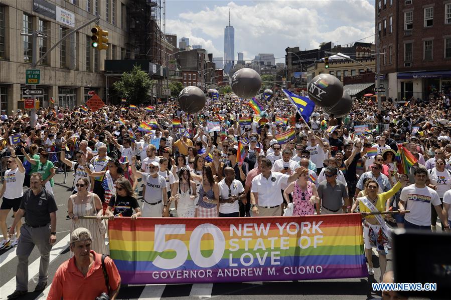 U.S.-NEW YORK-PRIDE PARADE