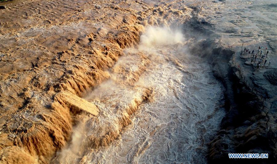 #CHINA-SHANXI-LINFEN-HUKOU WATERFALL-FLOOD PERIOD (CN)