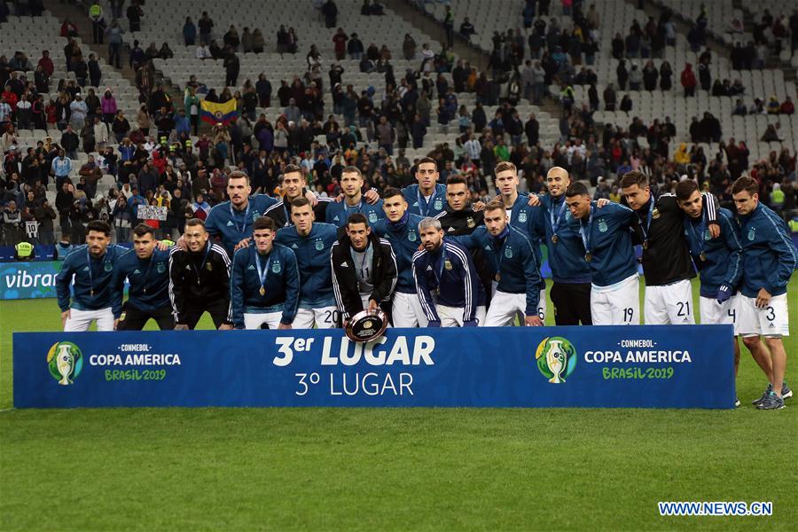 (SP)BRAZIL-SAO PAULO-FOOTBALL-COPA AMERICA 2019-ARGENTINA VS CHI