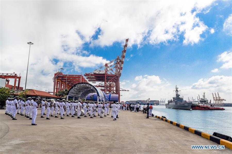 SRI LANKA-COLOMBO PORT-CHINA-GIFTED FRIGATE