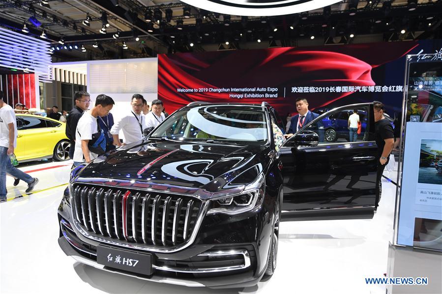 CHINA-CHANGCHUN-HONGQI-SUV-LAUNCH CEREMONY (CN)