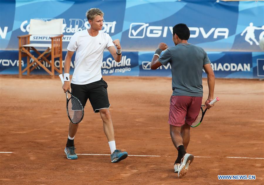 (SP)ITALY-NAPLES-SUMMER UNIVERSIADE 2019-TENNIS-MEN'S DOUBLES-FINAL