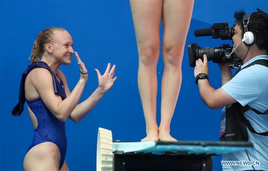 (SP)SOUTH KOREA-GWANGJU-FINA WORLD CHAMPIONSHIPS-DIVING-WOMEN'S 1M SPRINGBOARD