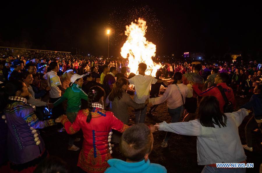 CHINA-SICHUAN-YI ETHNIC GROUP-TORCH FESTIVAL (CN)