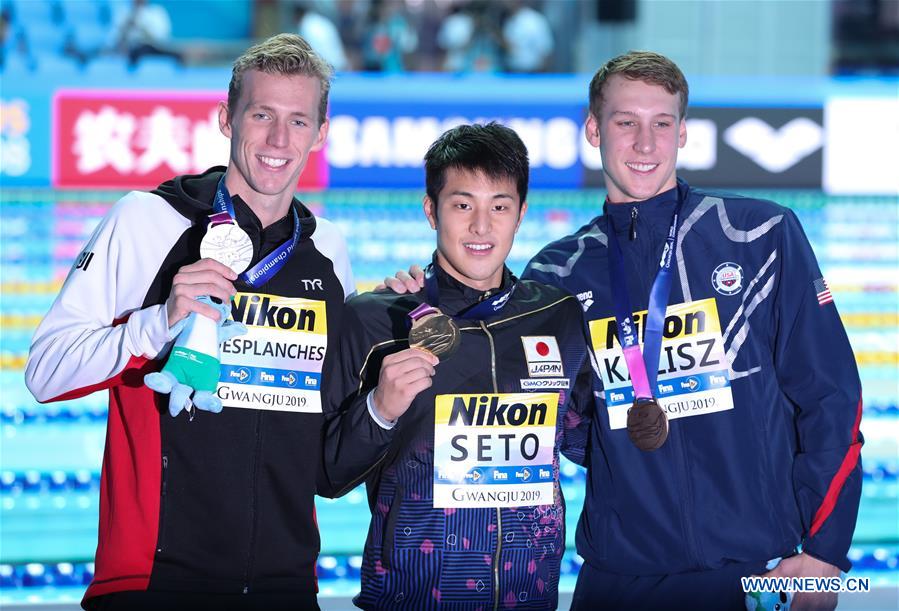 (SP)SOUTH KOREA-GWANGJU-FINA WORLD CHAMPIONSHIPS-SWIMMING-DAY 5